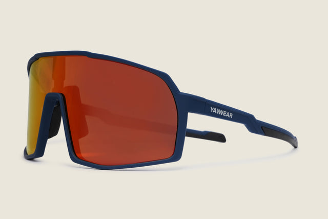 Calvisio Sunglasses (Matt Blueprint/Orange) #contain