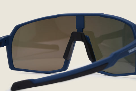 Calvisio Sunglasses (Matt Blueprint/Orange)