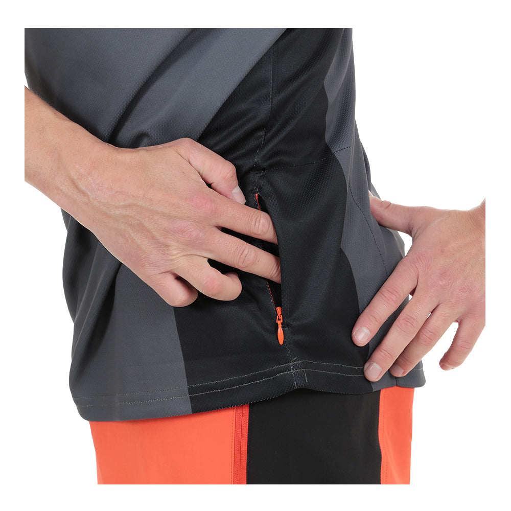 Mens Alaska Cycling Jersey (Orange)