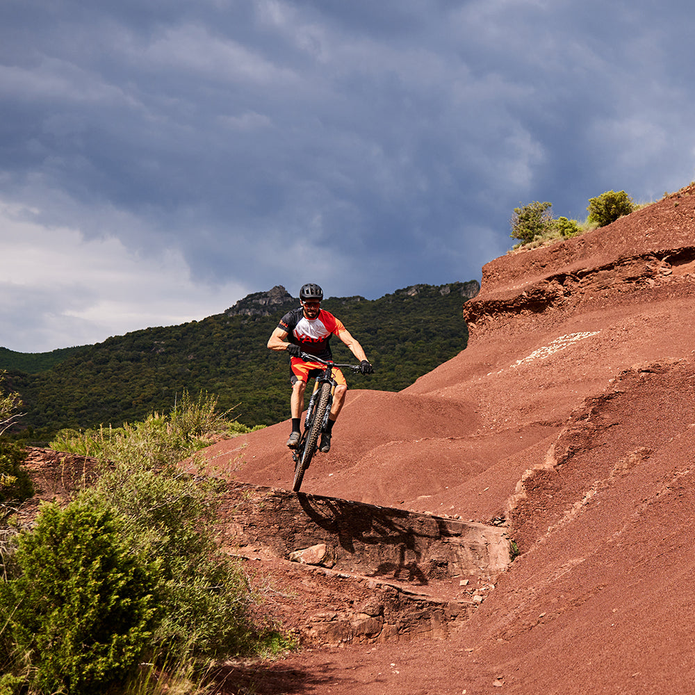 Mens Alaska Cycling Jersey (Orange)