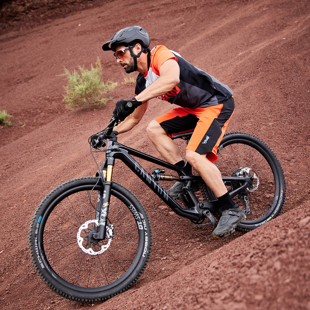 Mens Alaska Cycling Jersey (Orange)