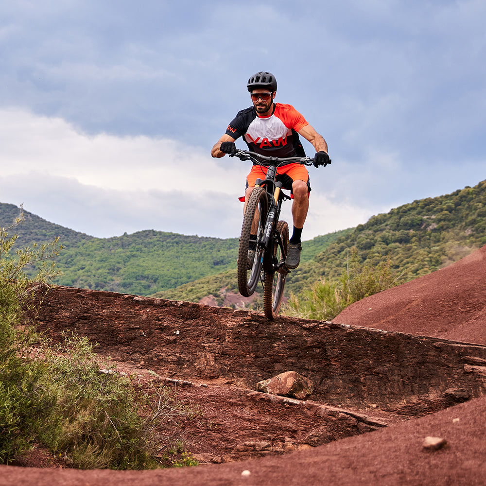 Mens Alaska Cycling Jersey (Orange)