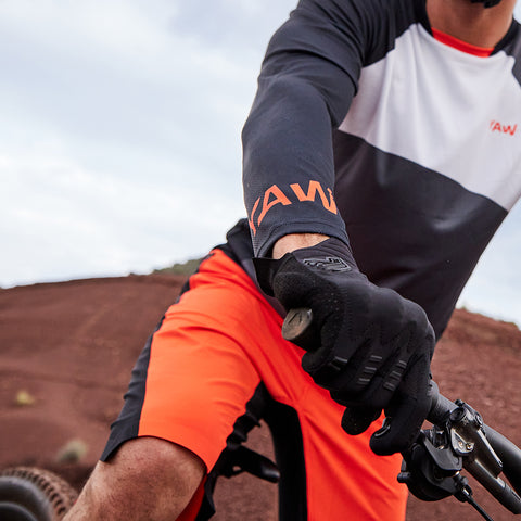 Mens Aravalli Cycling Shorts (Orange)