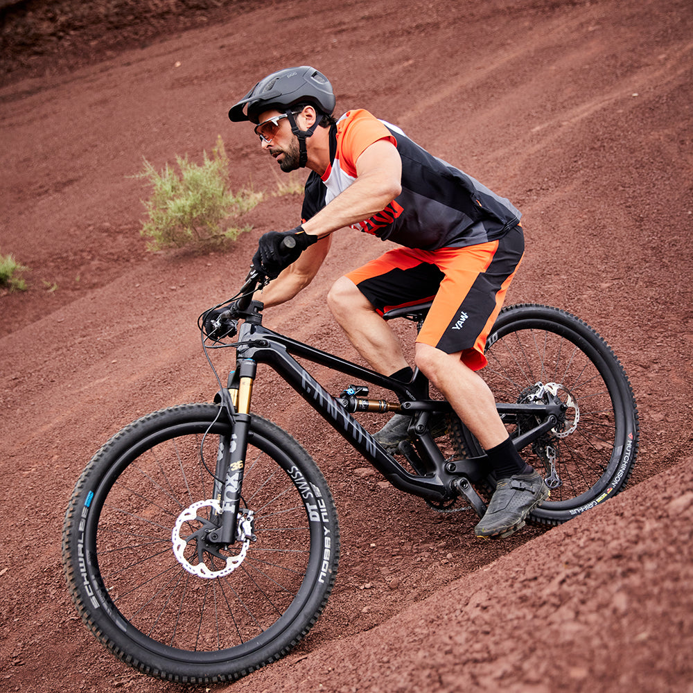 Mens Aravalli Cycling Shorts (Orange)