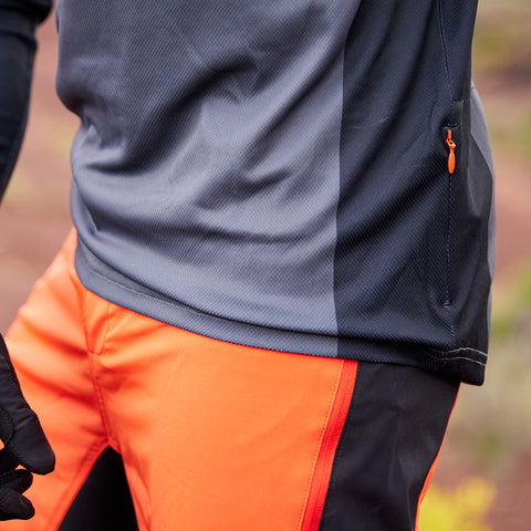 Mens Aravalli Cycling Shorts (Orange)