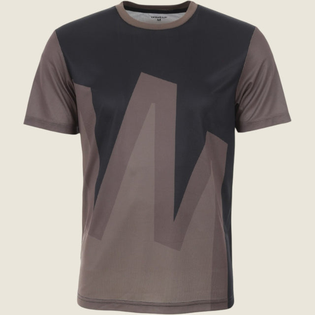 Mens Atray Short Sleeve Jersey (Black/Teak) #contain