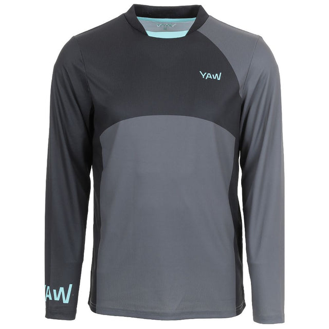 Mens Aures Long Sleeve Cycling Jersey (Anthracite) #contain