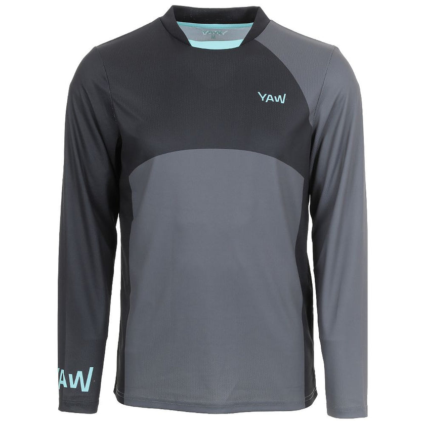 Mens Aures Long Sleeve Cycling Jersey (Anthracite) #contain