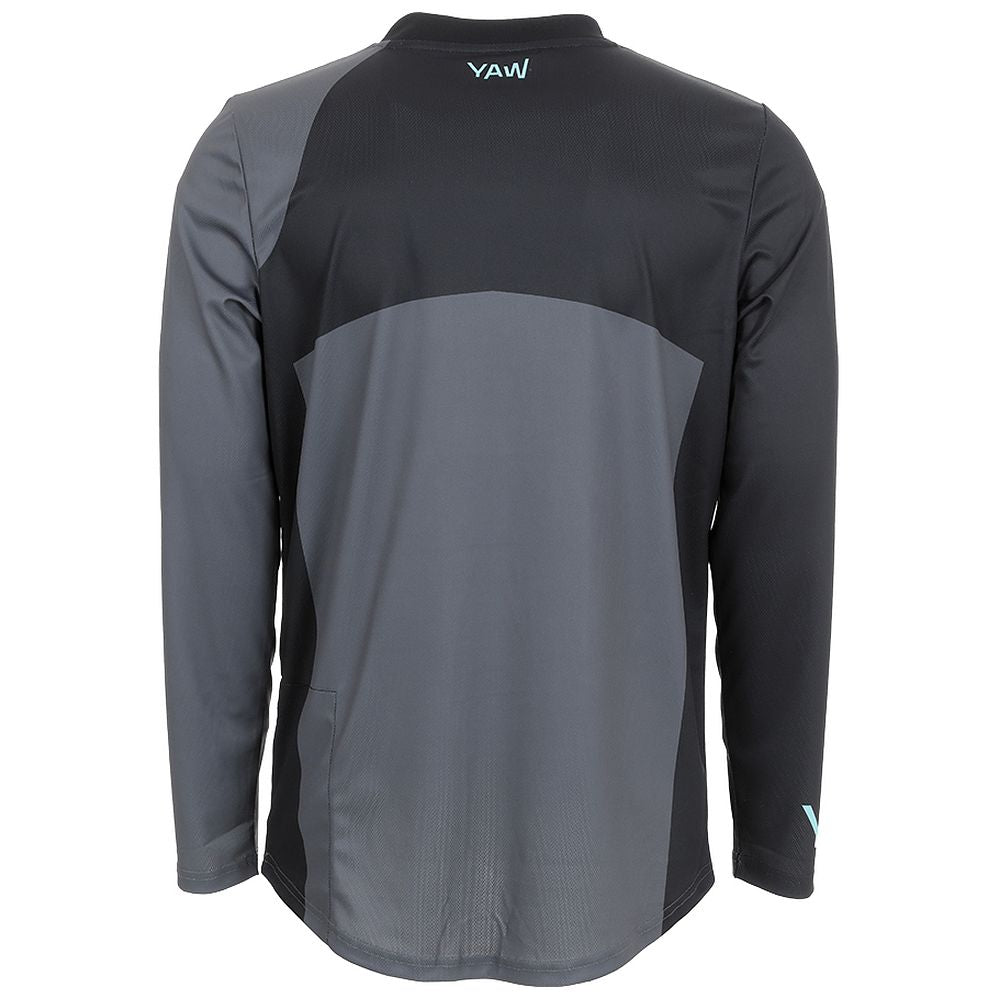 Mens Aures Long Sleeve Cycling Jersey (Anthracite) #contain