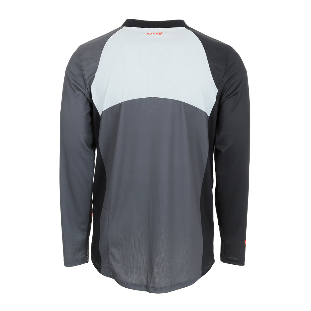 Mens Aures Long Sleeve Cycling Jersey (Orange) #contain