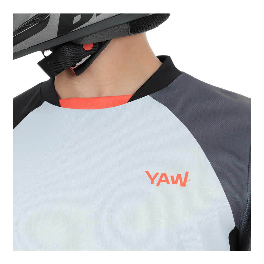 Mens Aures Long Sleeve Cycling Jersey (Orange)