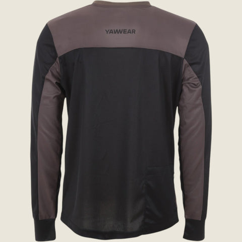 Mens Hattock Long Sleeve Jersey (Black/Teak) #contain