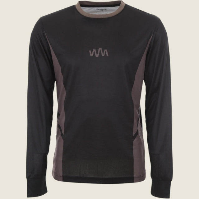 Mens Hattock Long Sleeve Jersey (Black/Teak) #contain