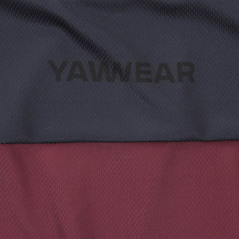 Mens Hattock Long Sleeve Jersey (Nine Iron/New Maroon)