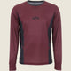 Mens Hattock Long Sleeve Jersey (Nine Iron/New Maroon) #contain