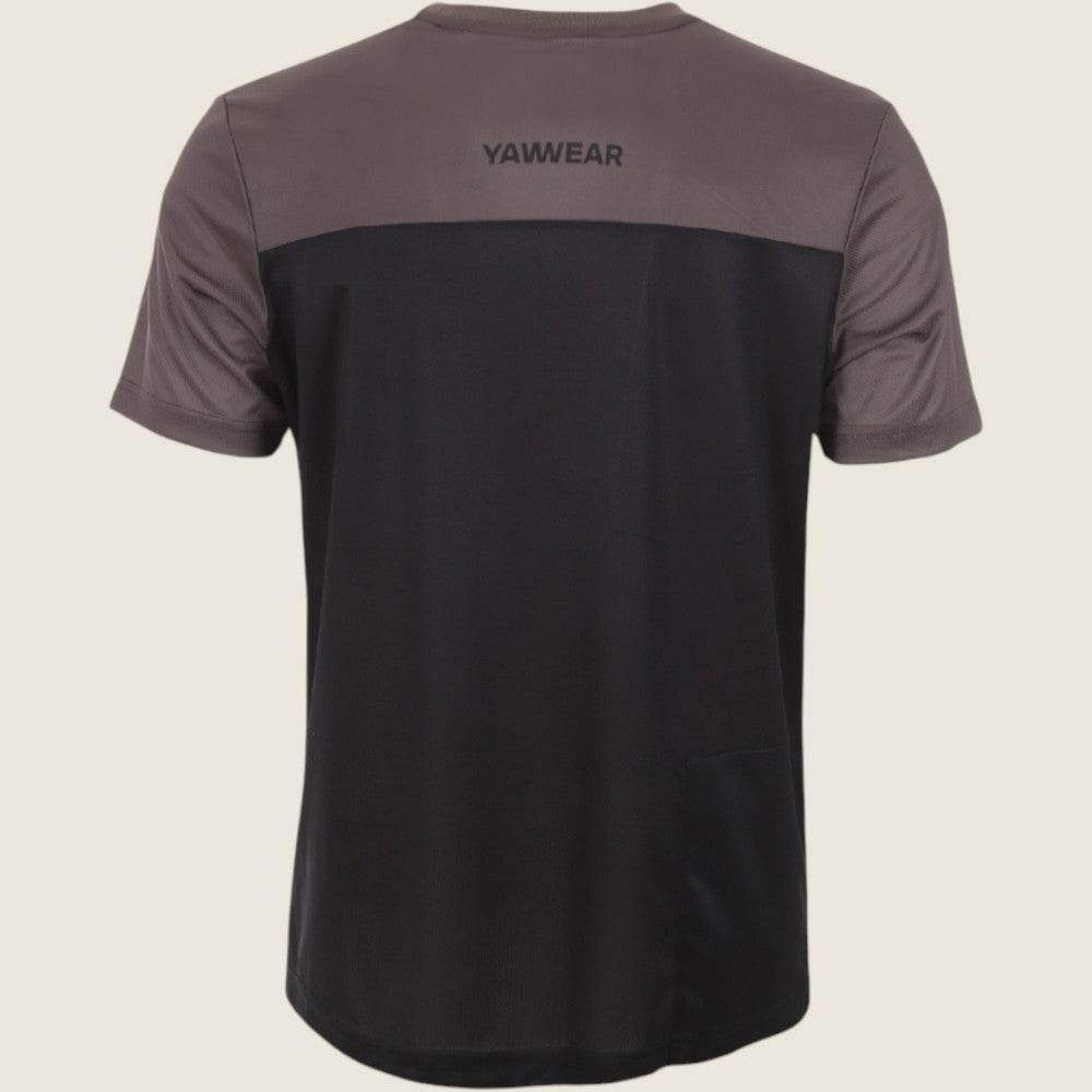 Mens Hattock Short Sleeve Jersey (Black/Teak) #contain