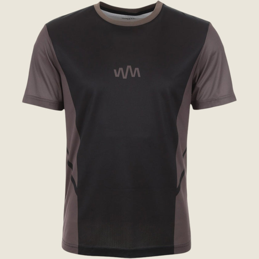 Mens Hattock Short Sleeve Jersey (Black/Teak) #contain