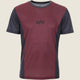 Mens Hattock Short Sleeve Jersey (New Maroon/Nine Iron) #contain