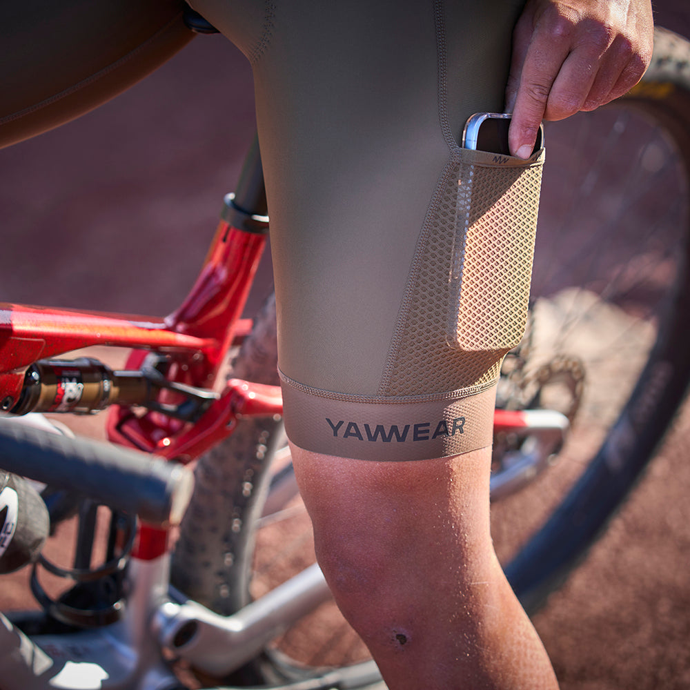 Mens X Erintsu Bib Shorts (Teak)