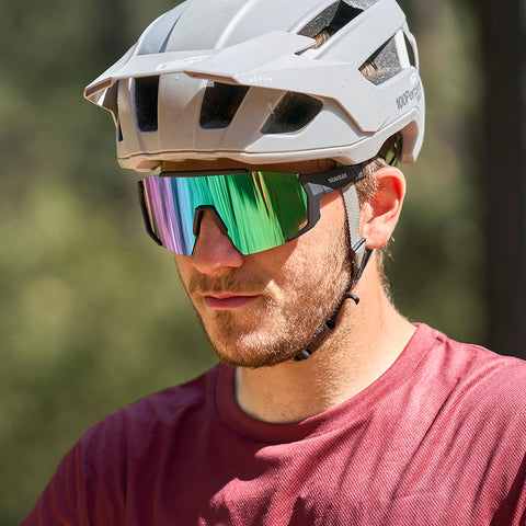 Pleney Sunglasses (Matt Black/Green)