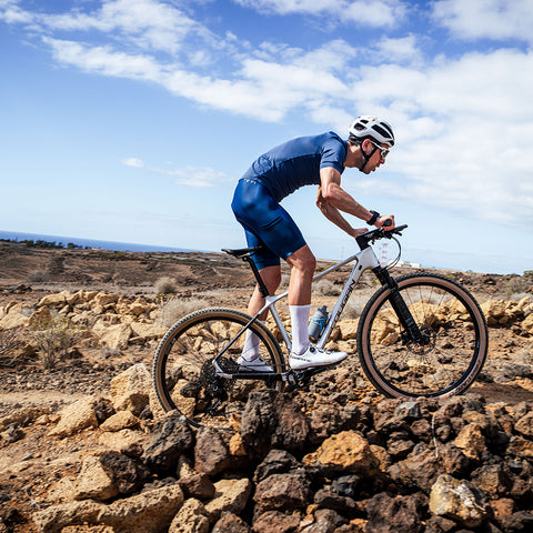 Mens X Erintsu Bib Shorts (Poseidon)
